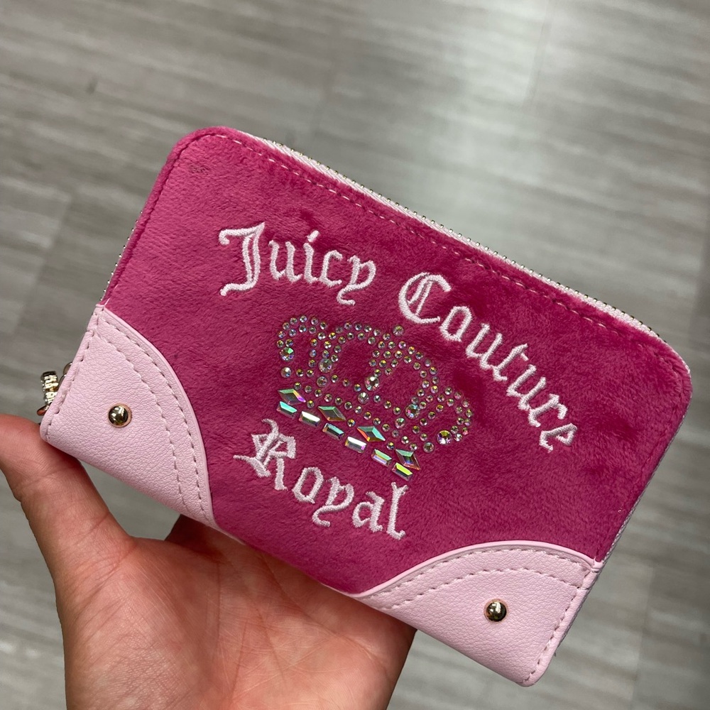 Juicy Couture Fuchsia and Light Pink Wallet